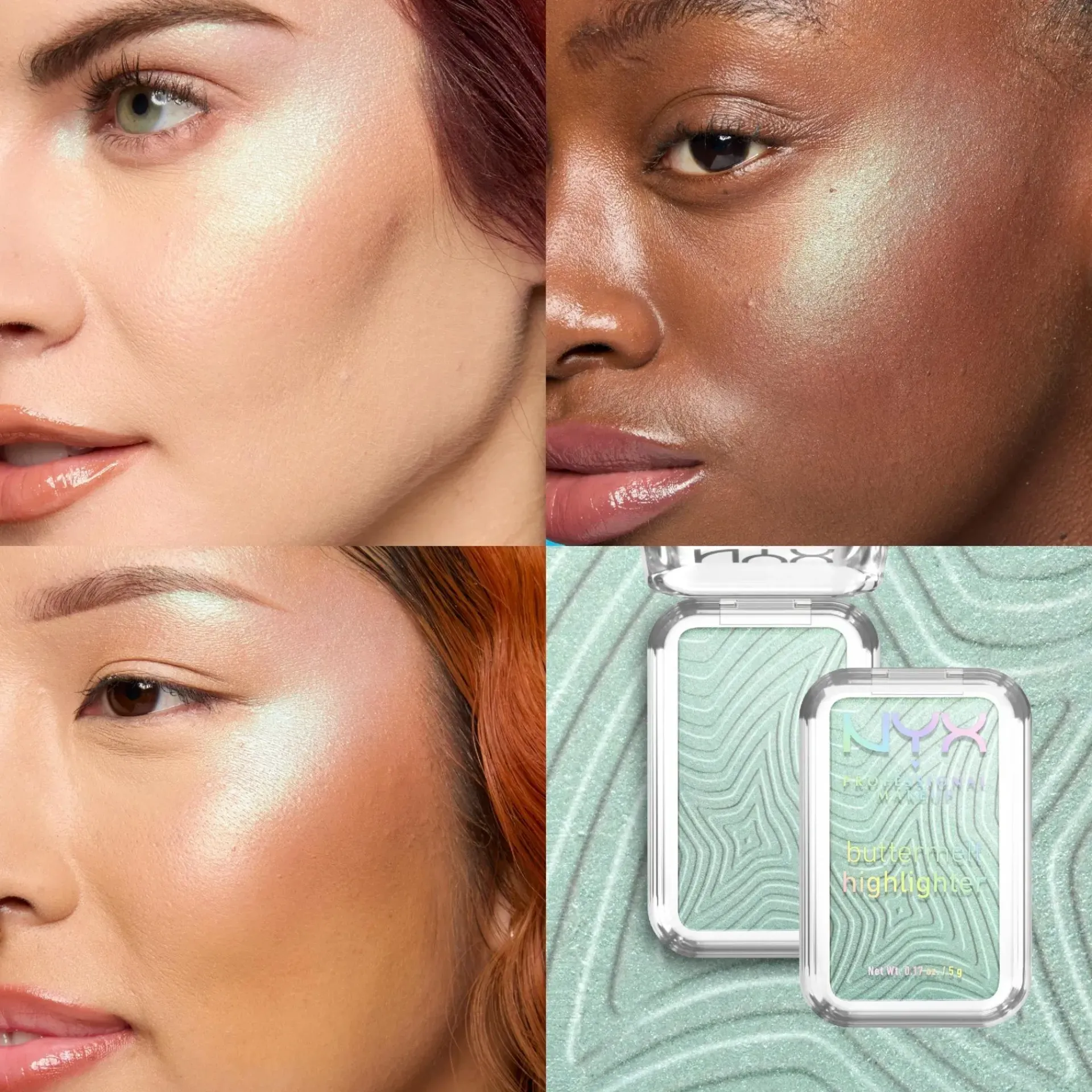 NYX Professional Makeup Kasvomeikit<Buttermelt korostuspuuteri 5 g