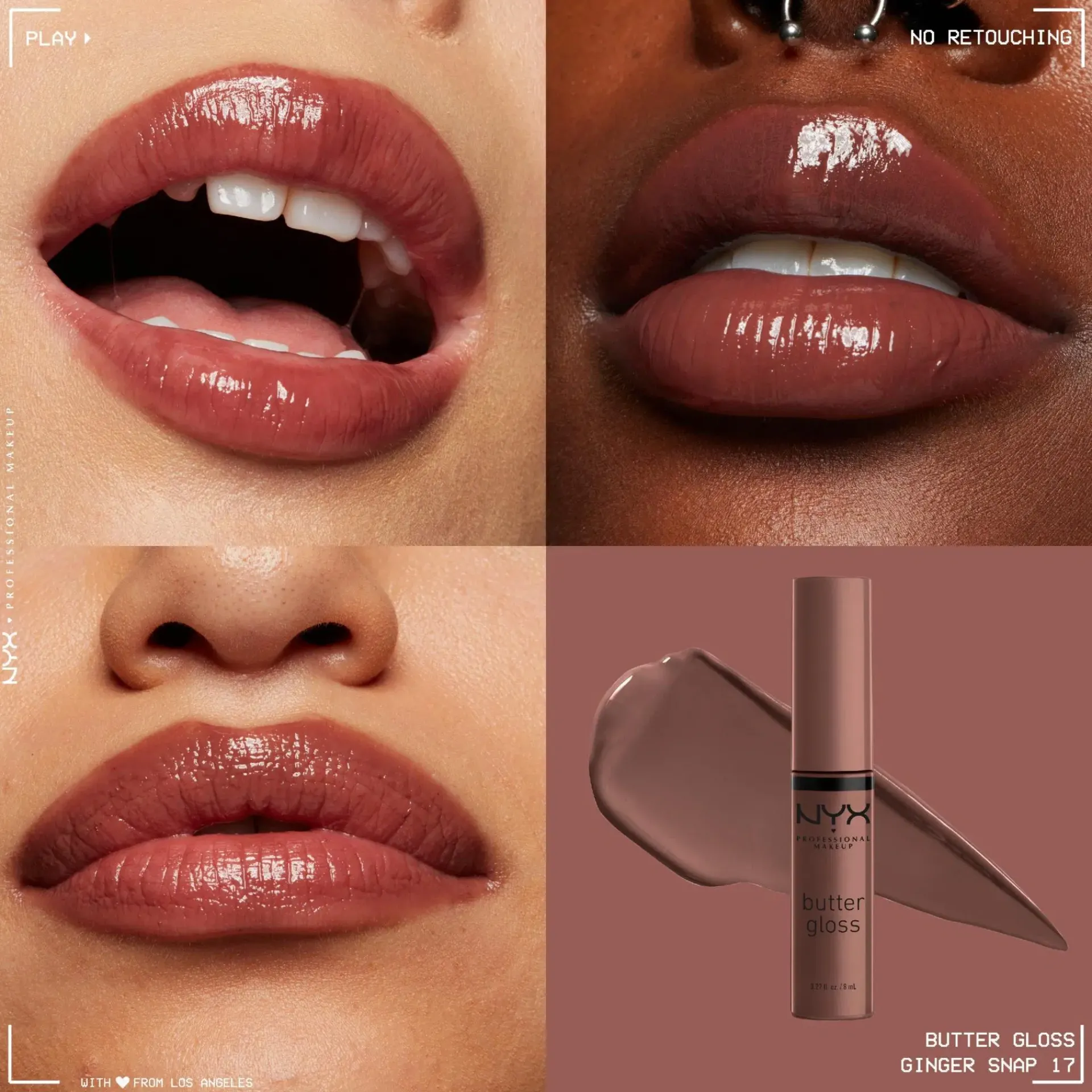 NYX Professional Makeup Huulimeikit<Butter Gloss huulikiilto 8 ml