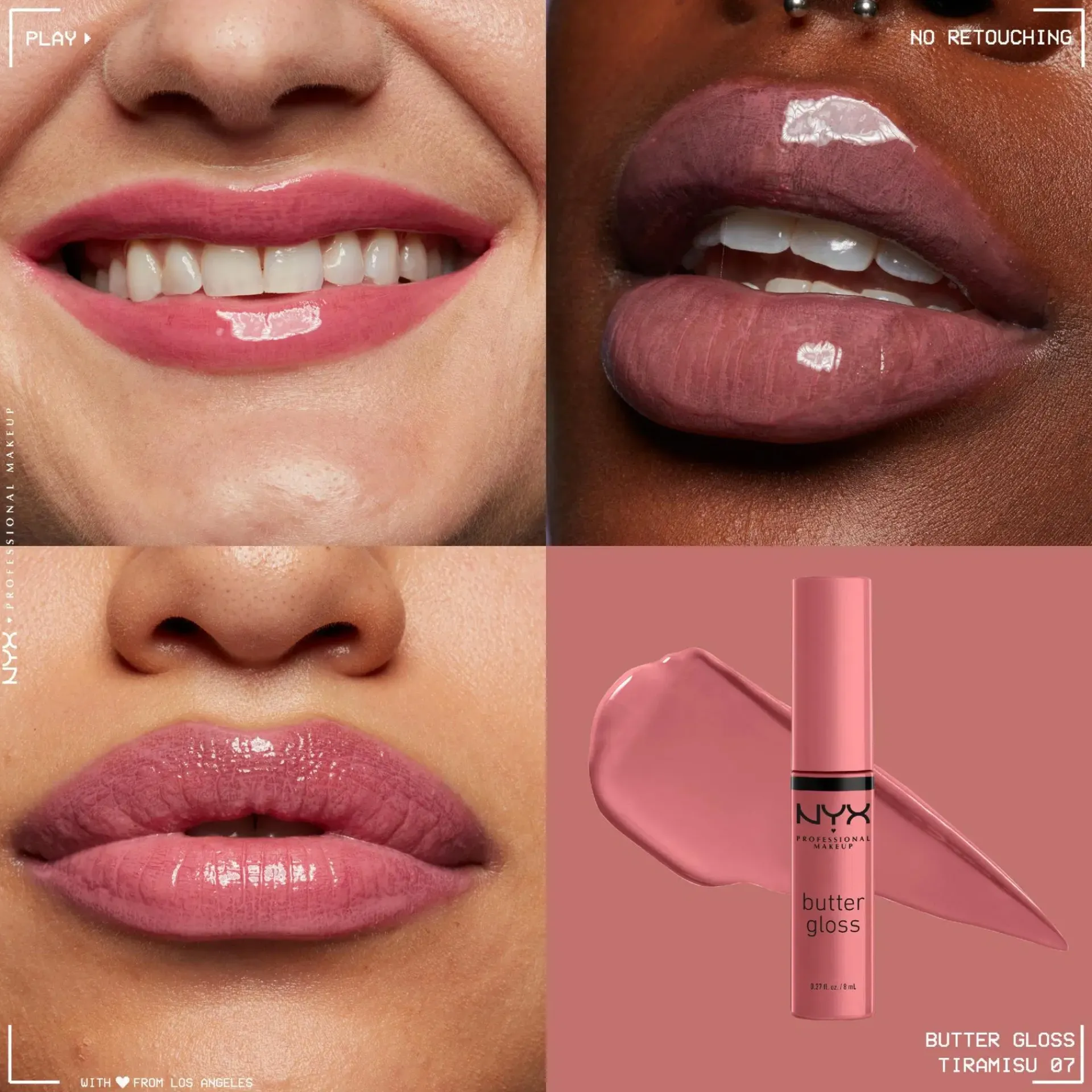 NYX Professional Makeup Huulimeikit<Butter Gloss huulikiilto 8 ml