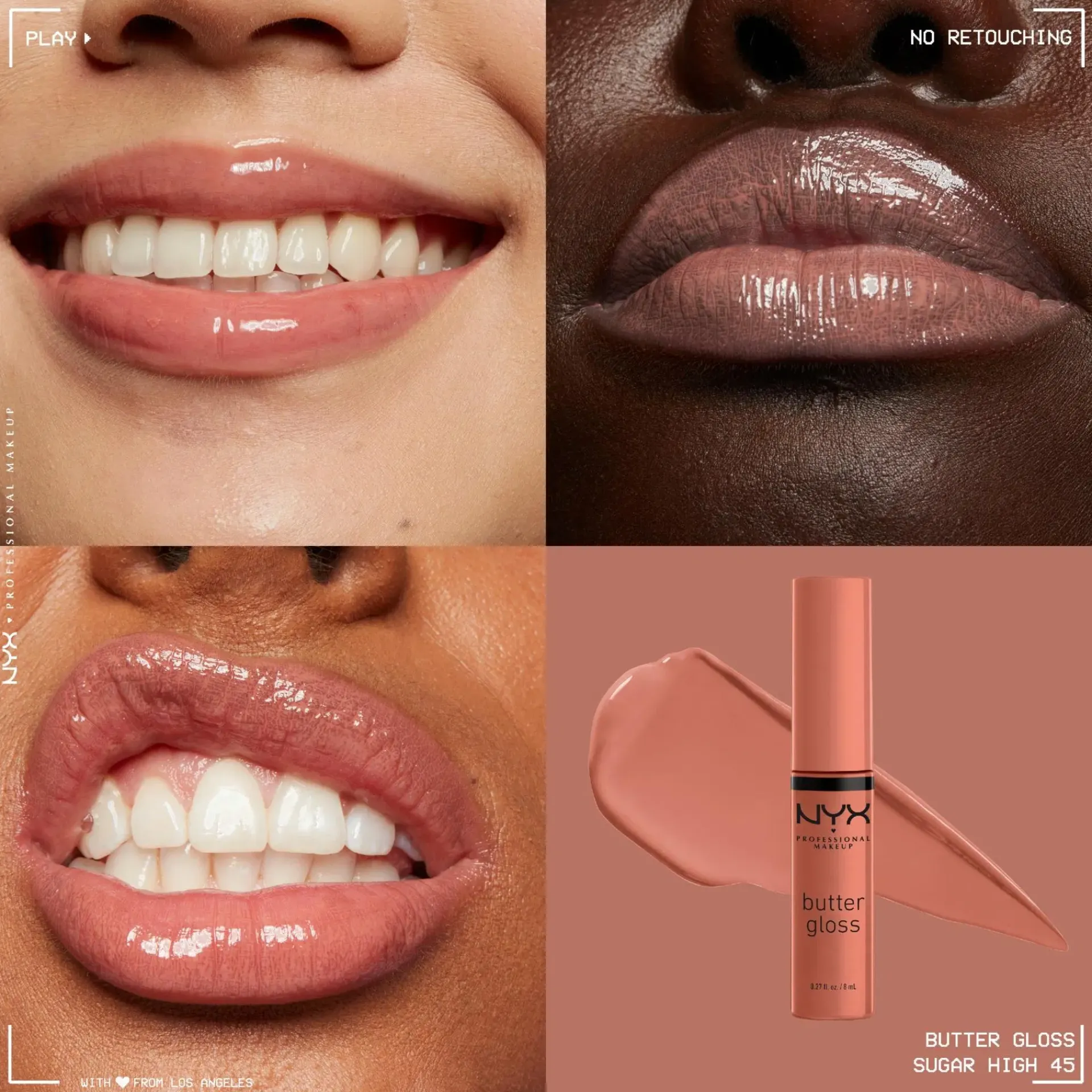 NYX Professional Makeup Huulimeikit<Butter Gloss huulikiilto 8 ml