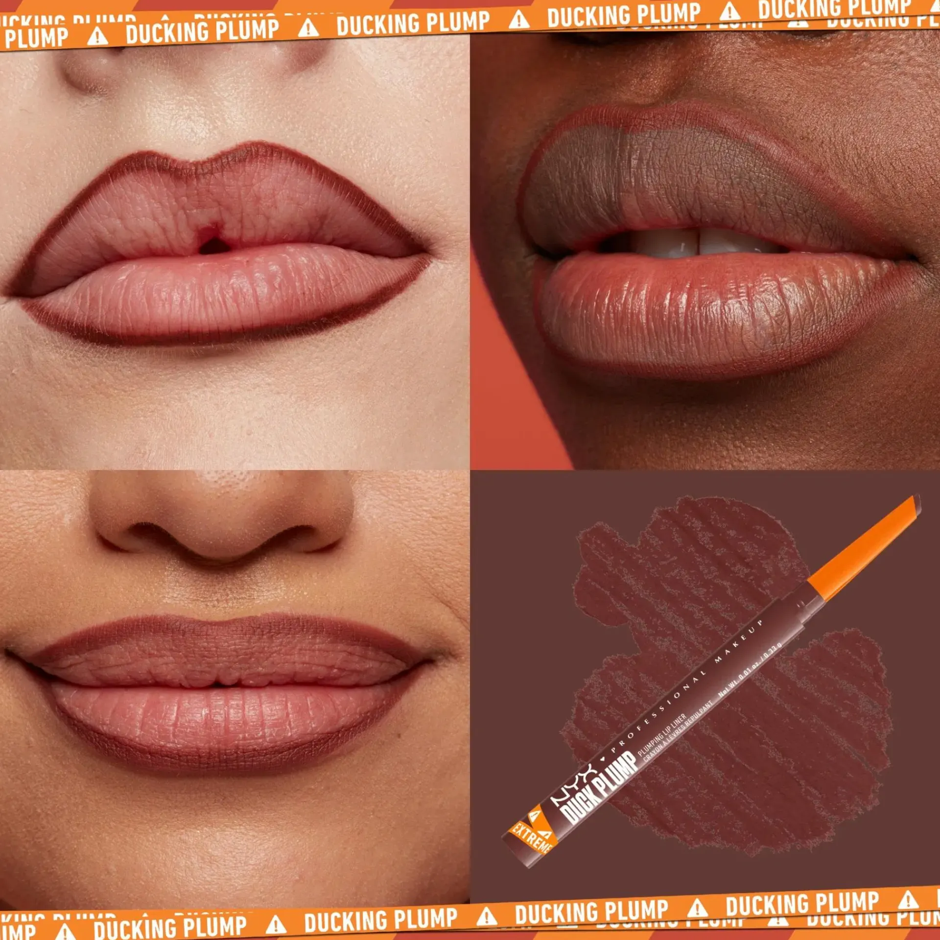 NYX Professional Makeup Huulimeikit<Duck Plump Lip Liner huultenrajauskynä 0,3 g