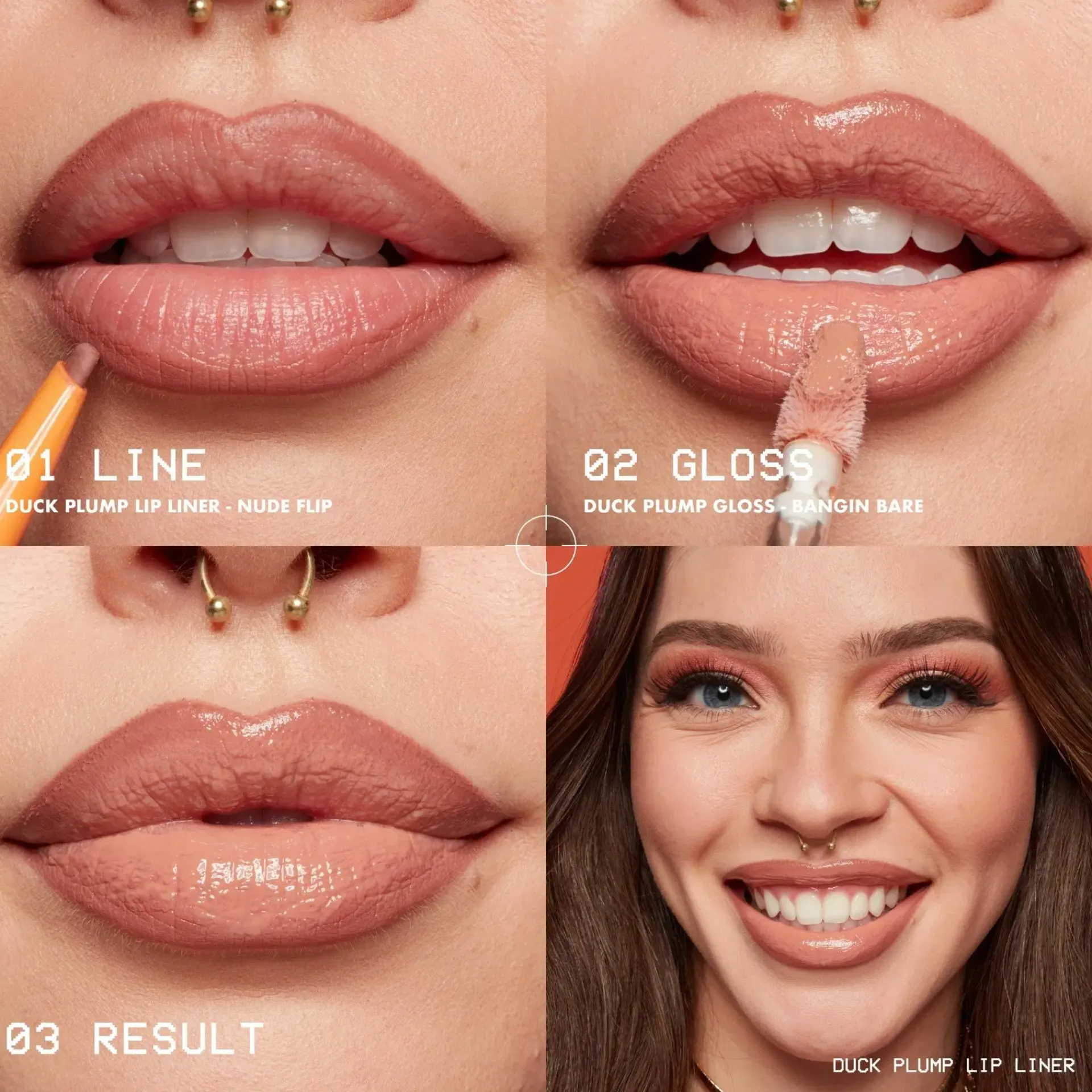 NYX Professional Makeup Huulimeikit<Duck Plump Lip Liner huultenrajauskynä 0,3 g