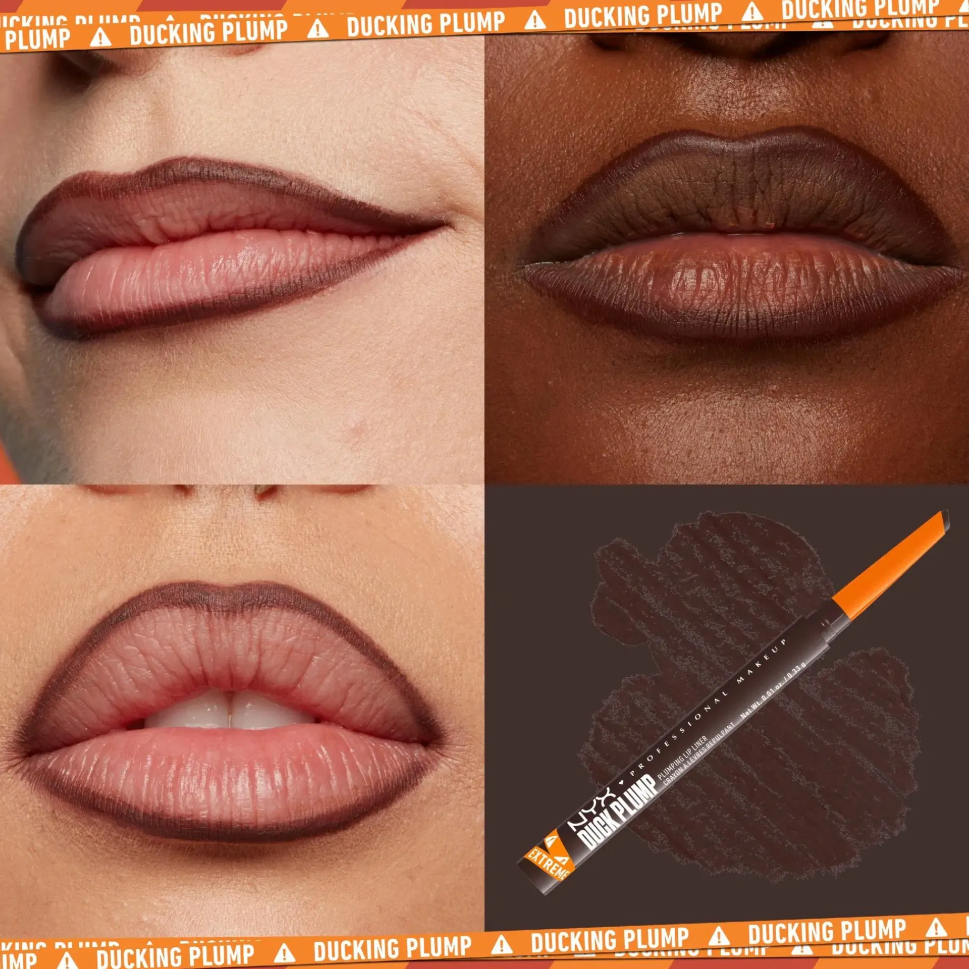 NYX Professional Makeup Huulimeikit<Duck Plump Lip Liner huultenrajauskynä 0,3 g