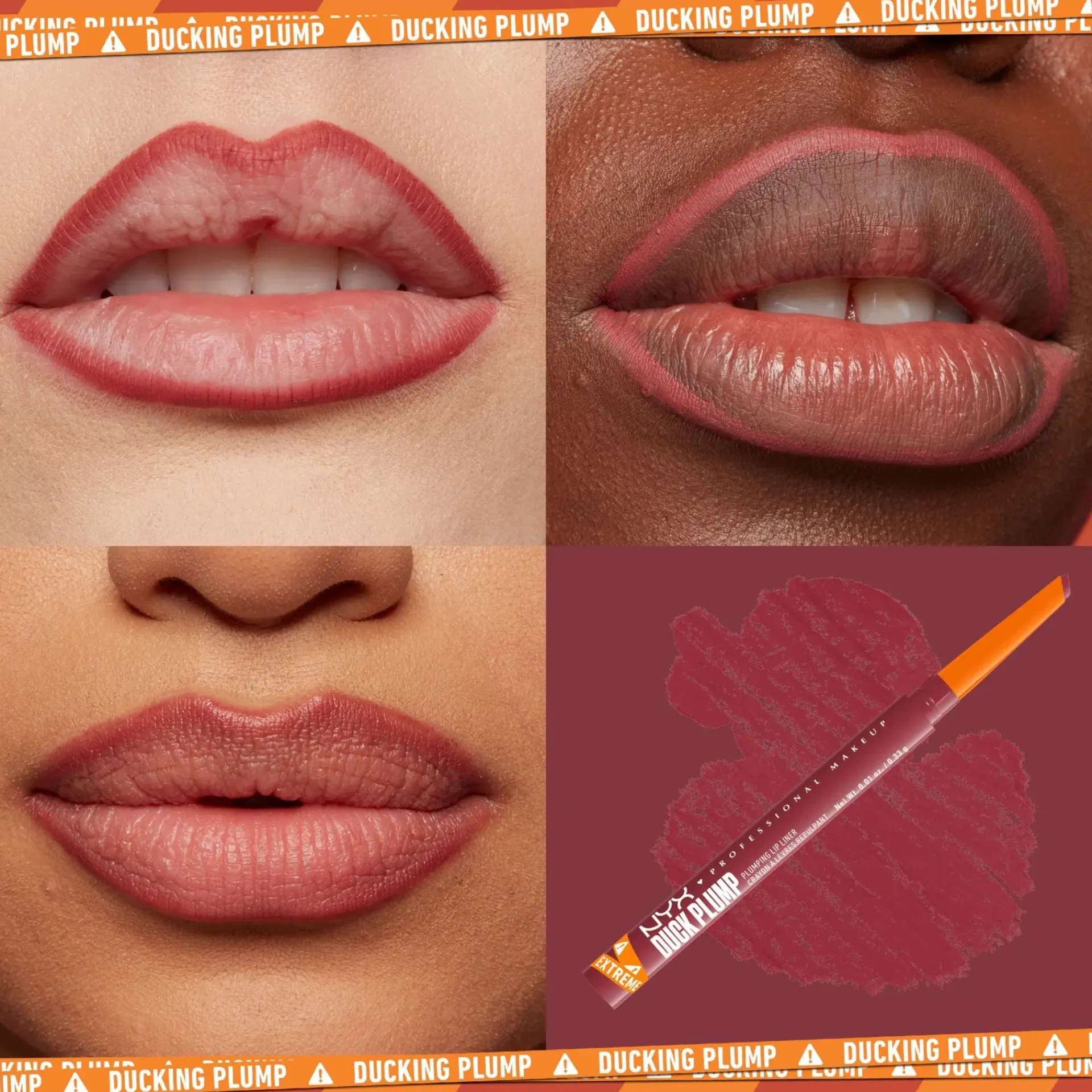 NYX Professional Makeup Huulimeikit<Duck Plump Lip Liner huultenrajauskynä 0,3 g