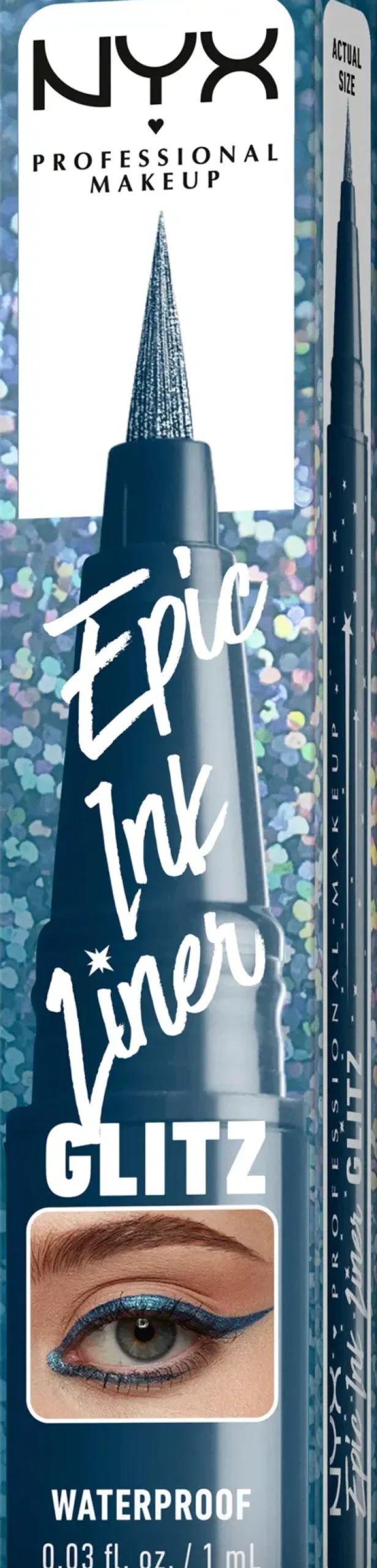 NYX Professional Makeup Silmämeikit<Epic Ink Liner Glitz vedenkestävä silmänrajauskynä 1 ml
