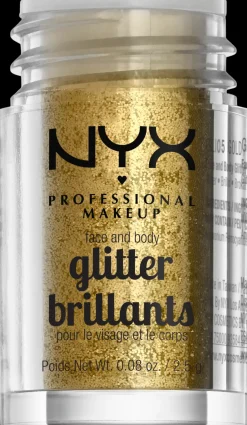 NYX Professional Makeup Kasvomeikit<Face & Body Glitter kimalle kasvoille ja vartalolle 2,5 g