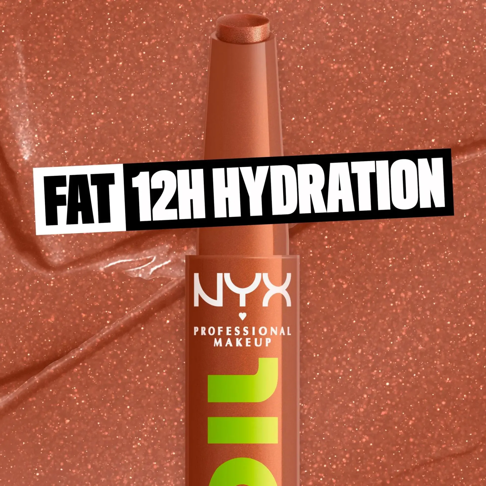 NYX Professional Makeup Huulimeikit<Fat Oil Slick Click Huulivoide 19 Caption This 2 g