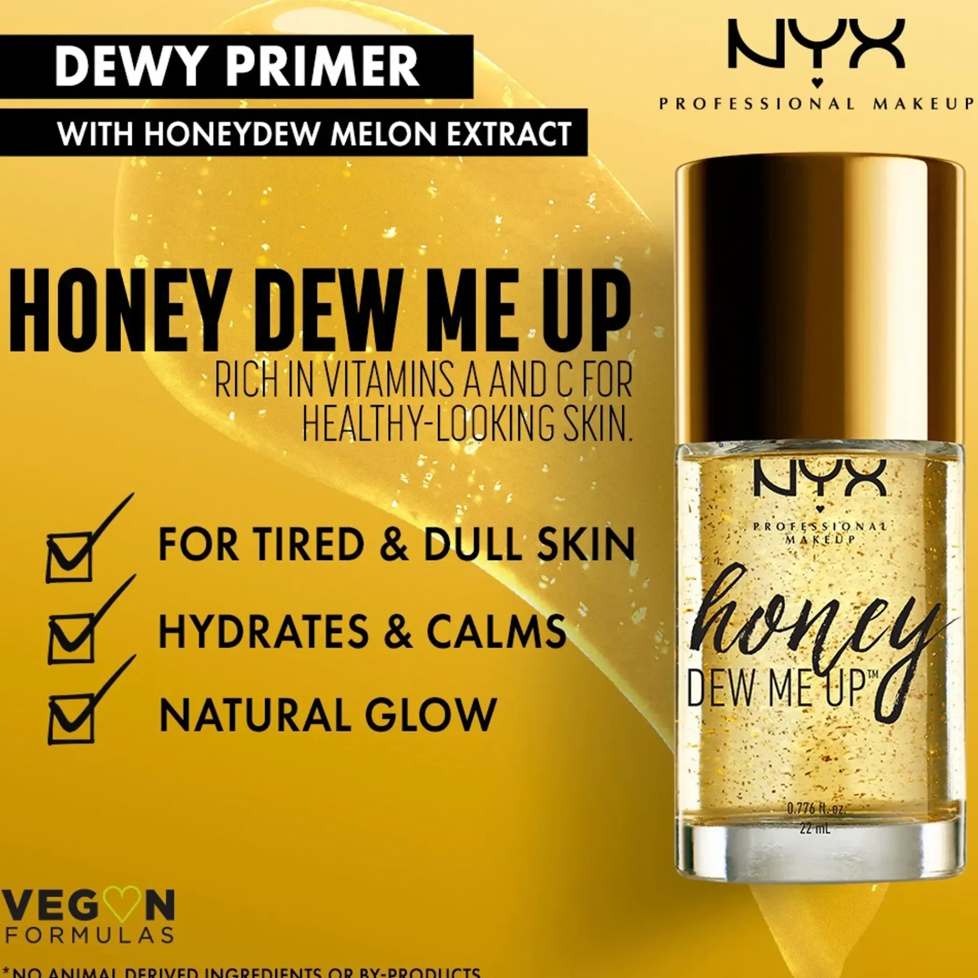 NYX Professional Makeup Kasvomeikit<Honey Dew Me Up meikinpohjustusvoide 22 ml