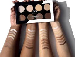 NYX Professional Makeup Kasvomeikit<Highlight & Contour Pro Palette korostusväripaletti 8 x 2,7 g