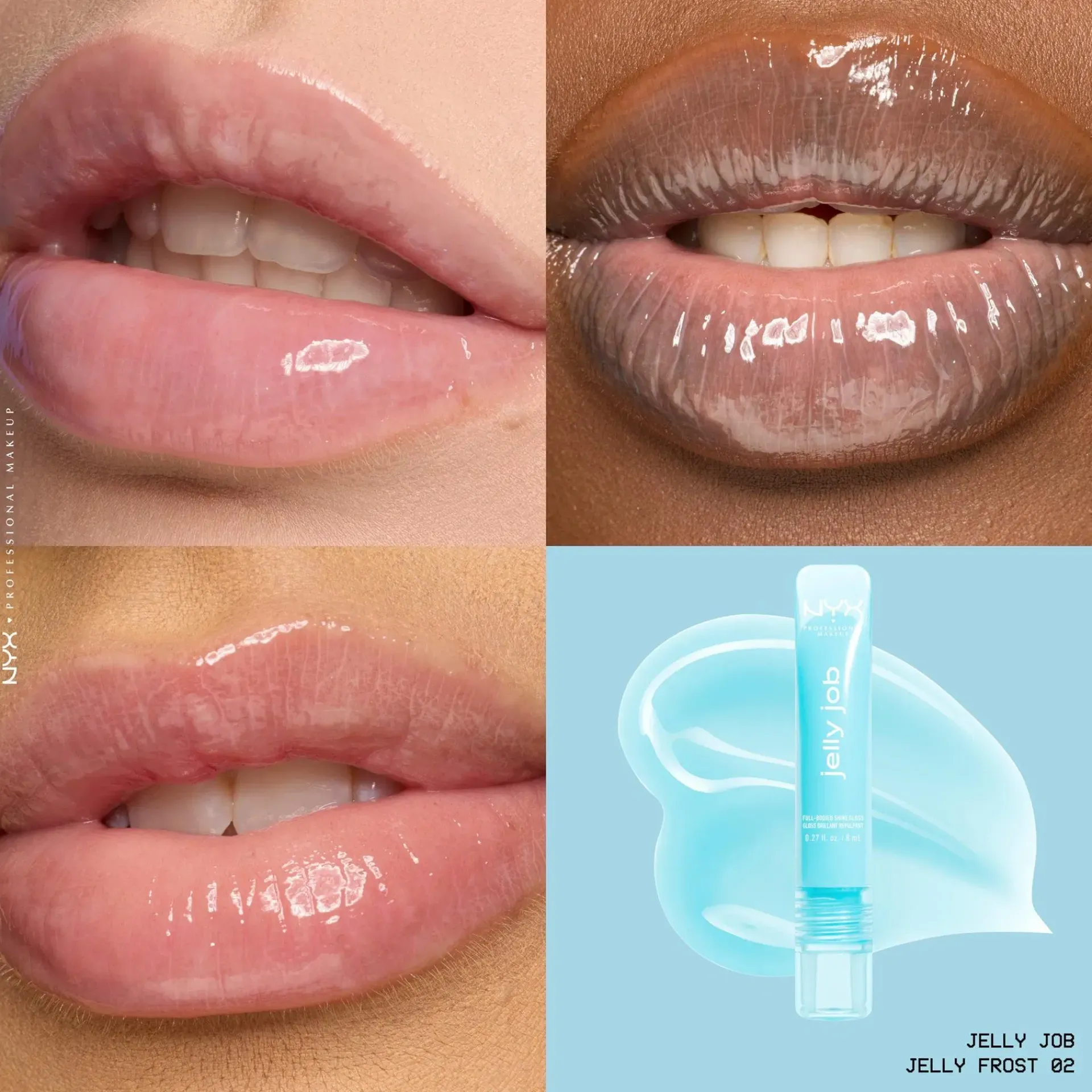 NYX Professional Makeup Huulimeikit<Jelly Job Gloss -huulikiilto 8 ml