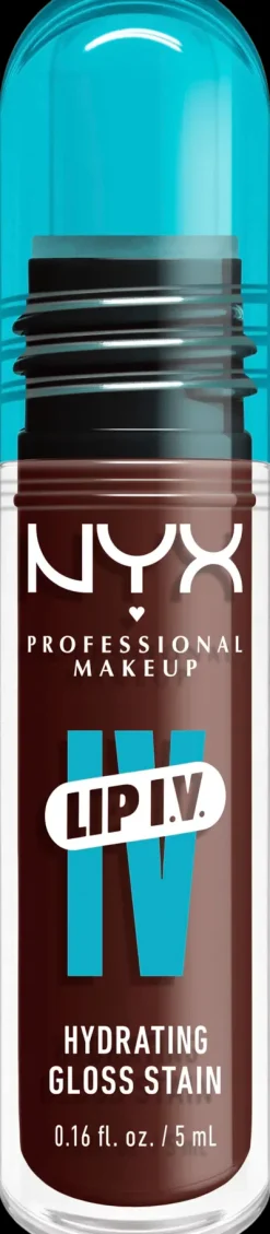 NYX Professional Makeup Huulimeikit<Lip I.V. Hydrating Gloss Stain huulikiilto 5 ml