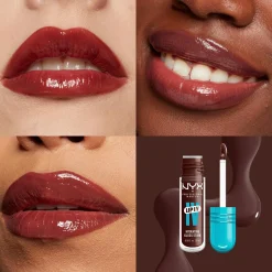 NYX Professional Makeup Huulimeikit<Lip I.V. Hydrating Gloss Stain huulikiilto 5 ml
