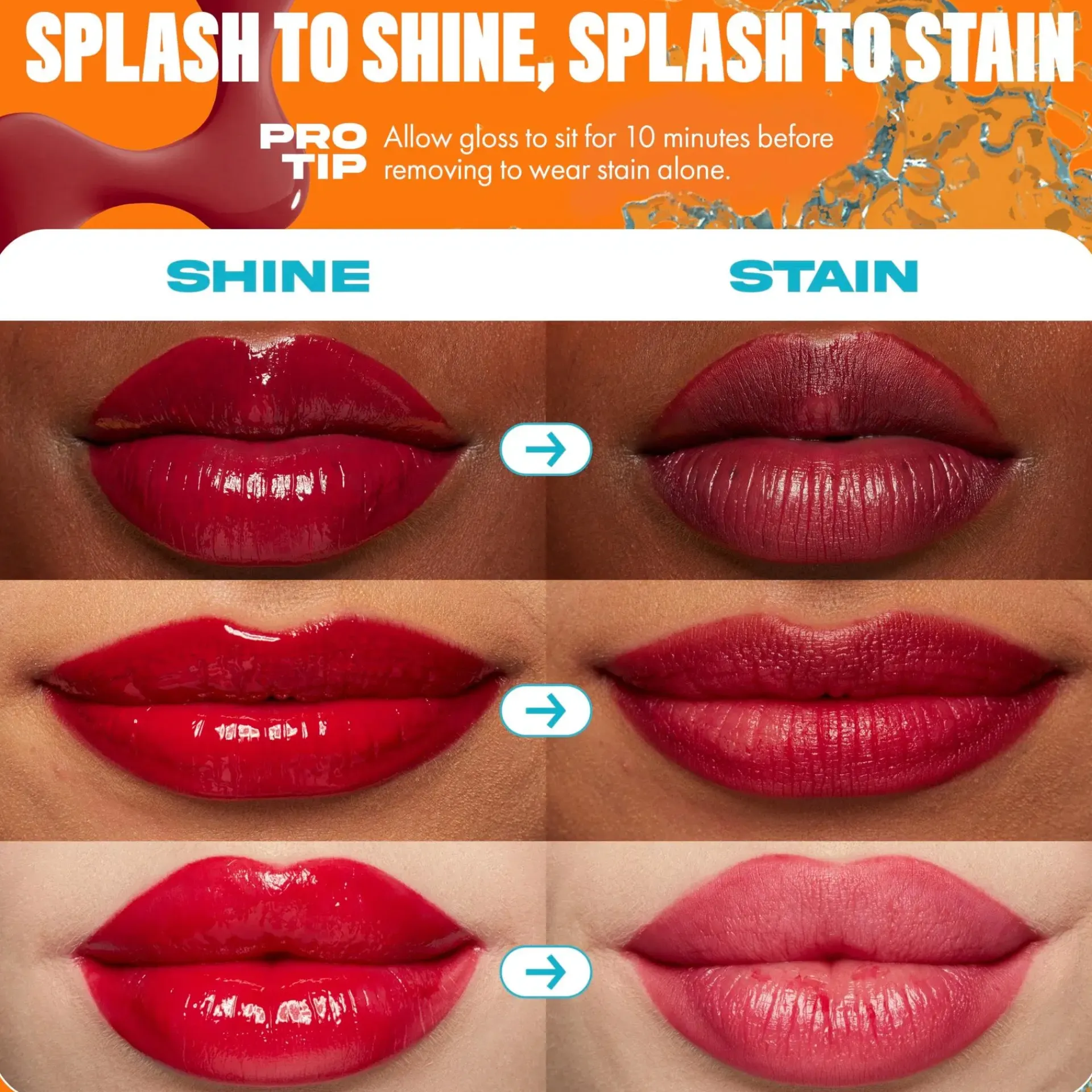 NYX Professional Makeup Huulimeikit<Lip I.V. Hydrating Gloss Stain huulikiilto 5 ml