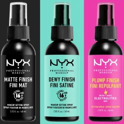 NYX Professional Makeup Kasvomeikit<Plump Finish Setting Spray meikinkiinnityssuihke 60 ml