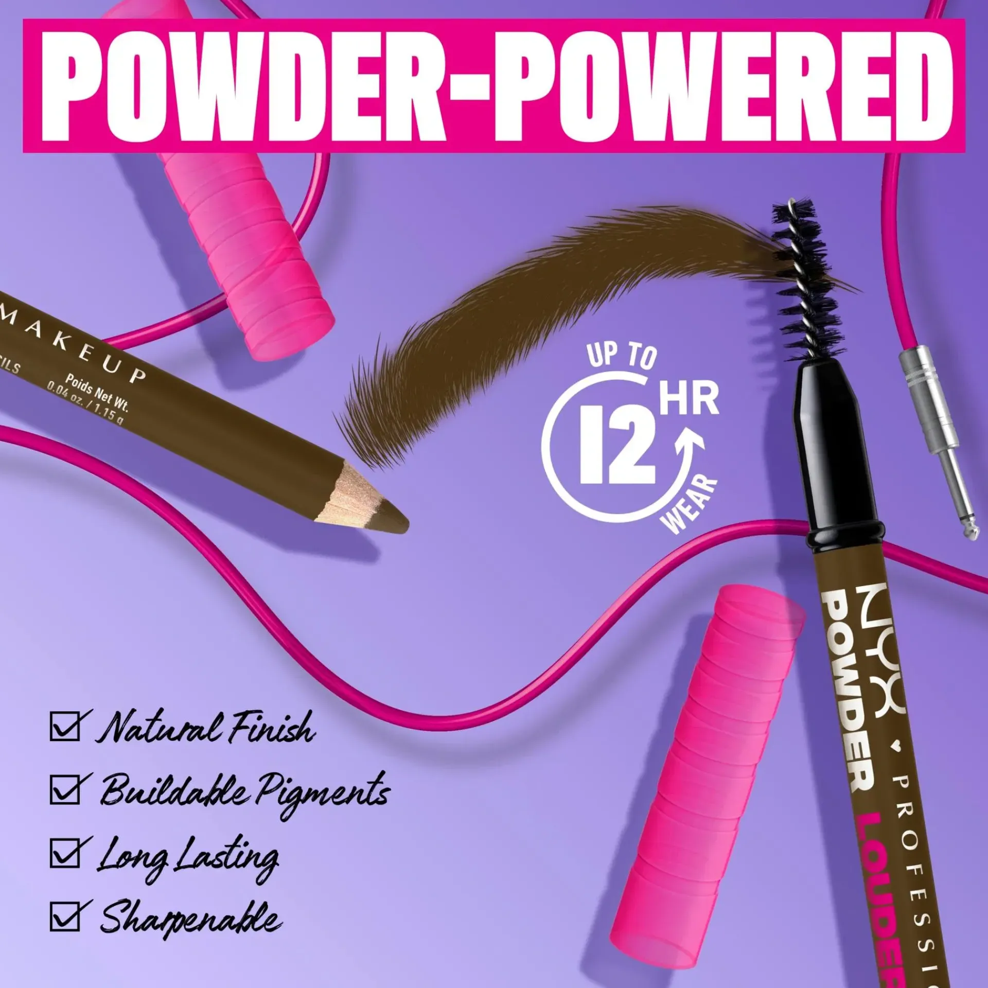NYX Professional Makeup Silmämeikit<Powder Louder kulmakynä 1,15 g
