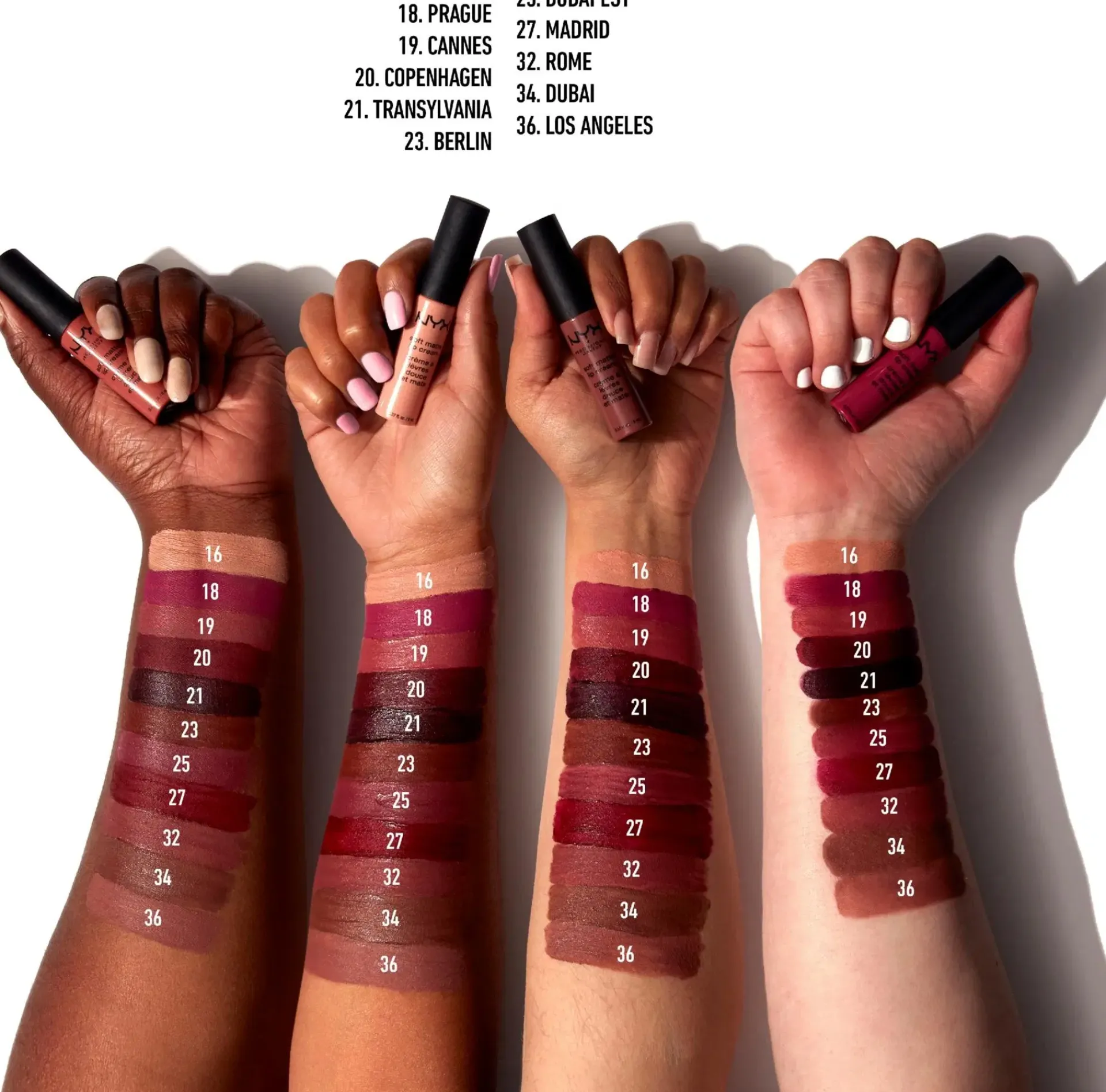 NYX Professional Makeup Huulimeikit<Soft Matte Lip Cream huulivoide 8 ml