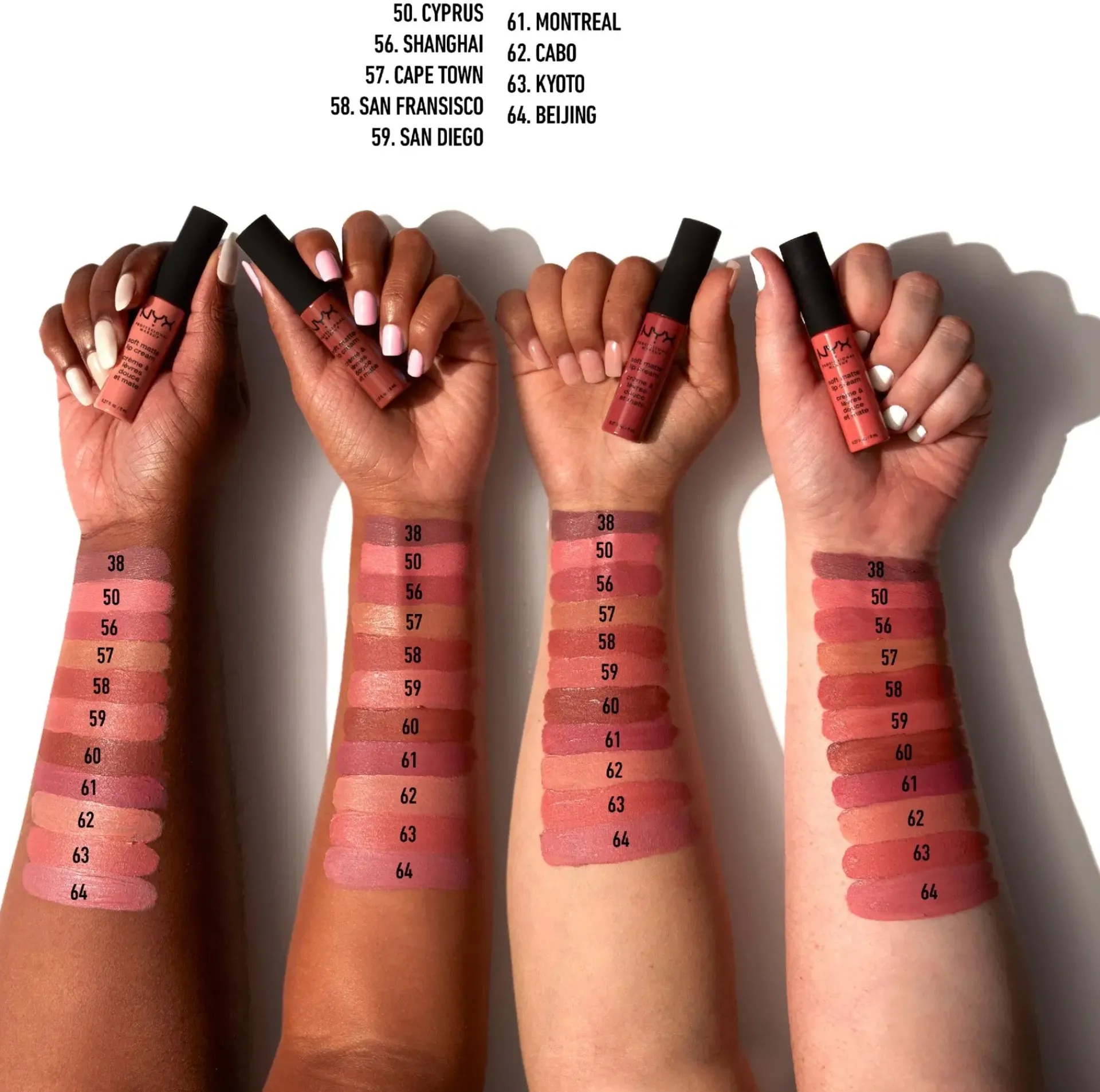 NYX Professional Makeup Huulimeikit<Soft Matte Lip Cream huulivoide 8 ml