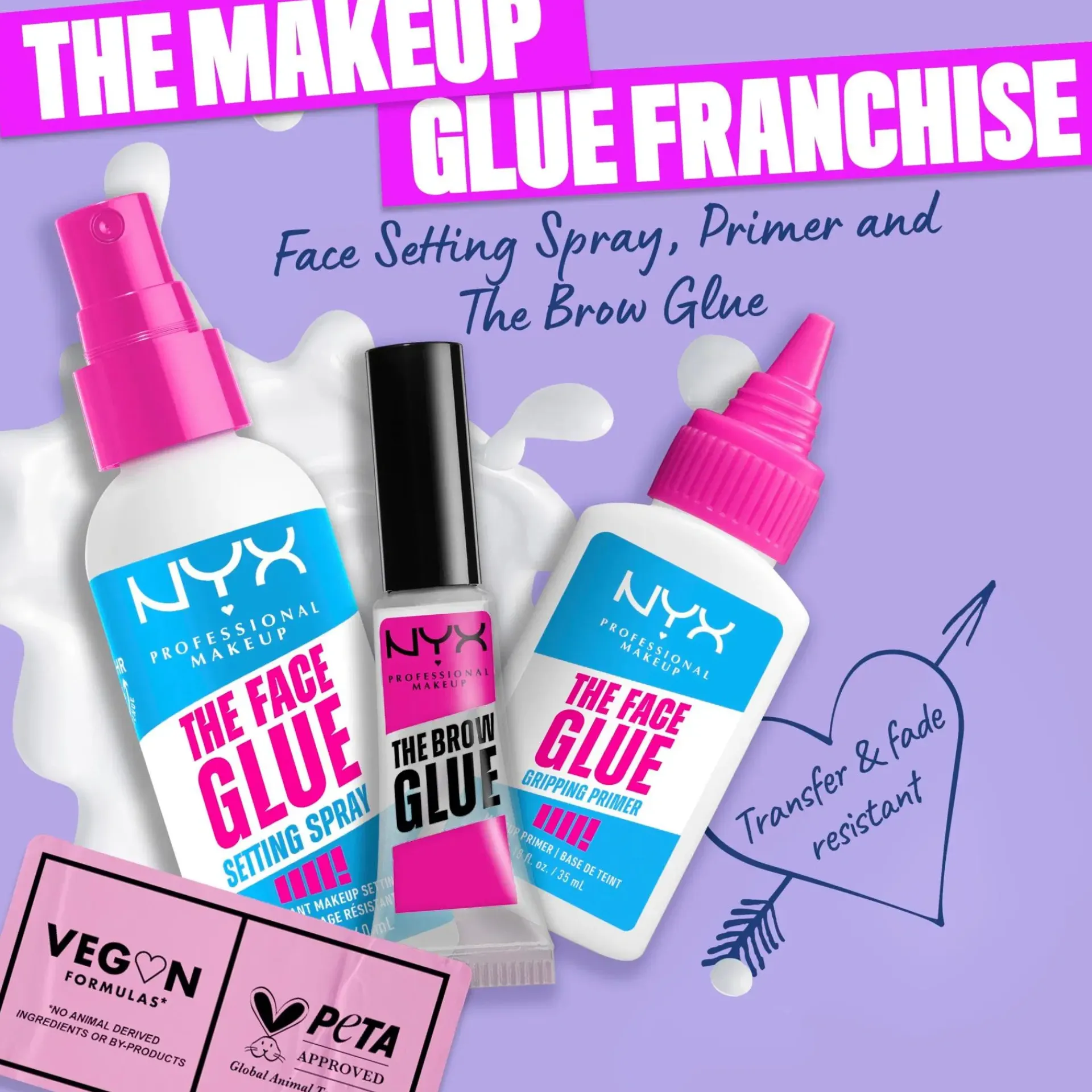 NYX Professional Makeup Kasvomeikit<The Face Glue meikinpohjustusvoide 35 ml
