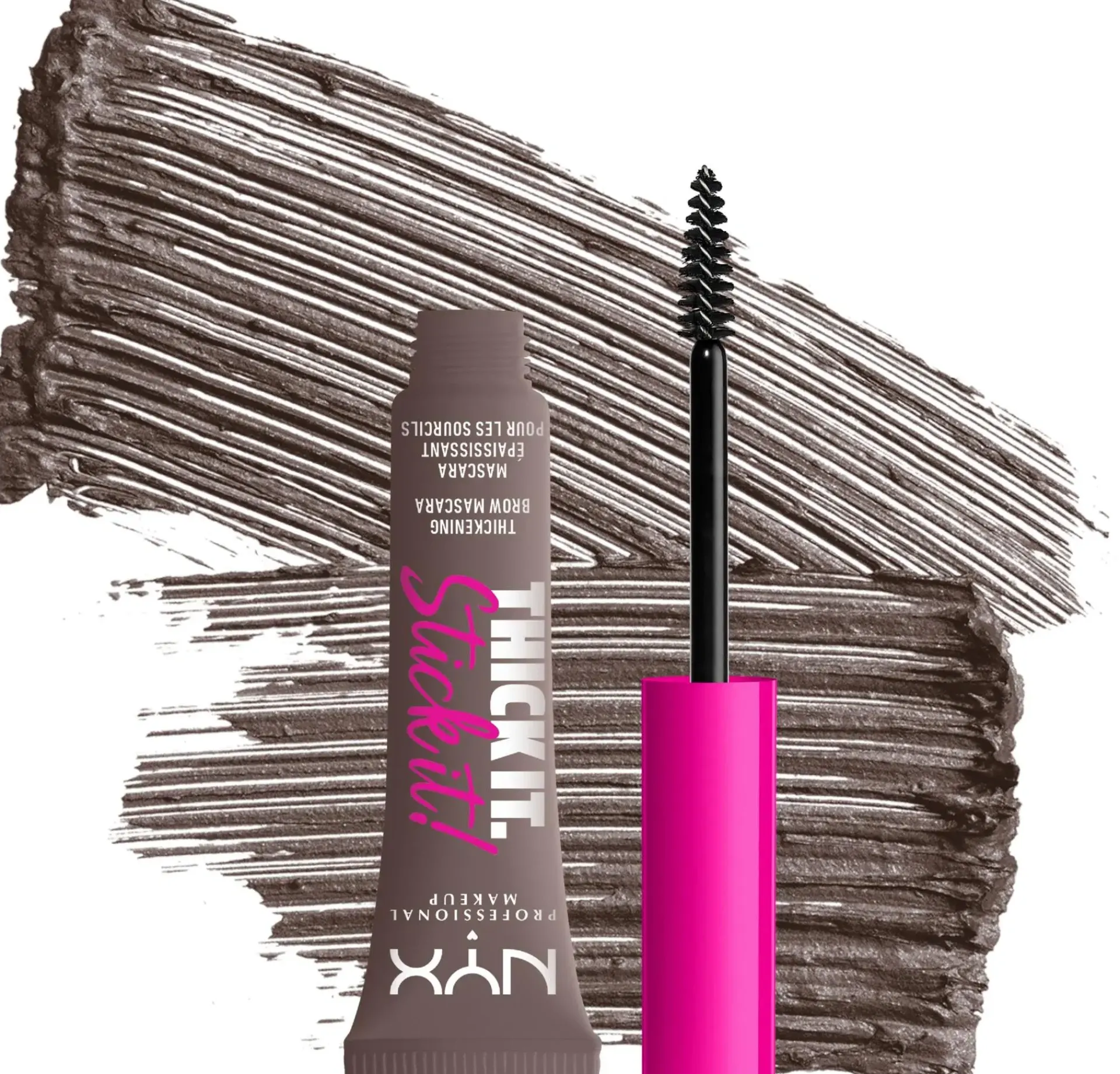 NYX Professional Makeup Silmämeikit<Thick it. Stick It! kulmamaskara 7 ml