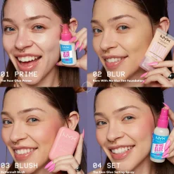 NYX Professional Makeup Kasvomeikit<The Face Glue Setting Spray meikinkiinnityssuihke 60 ml
