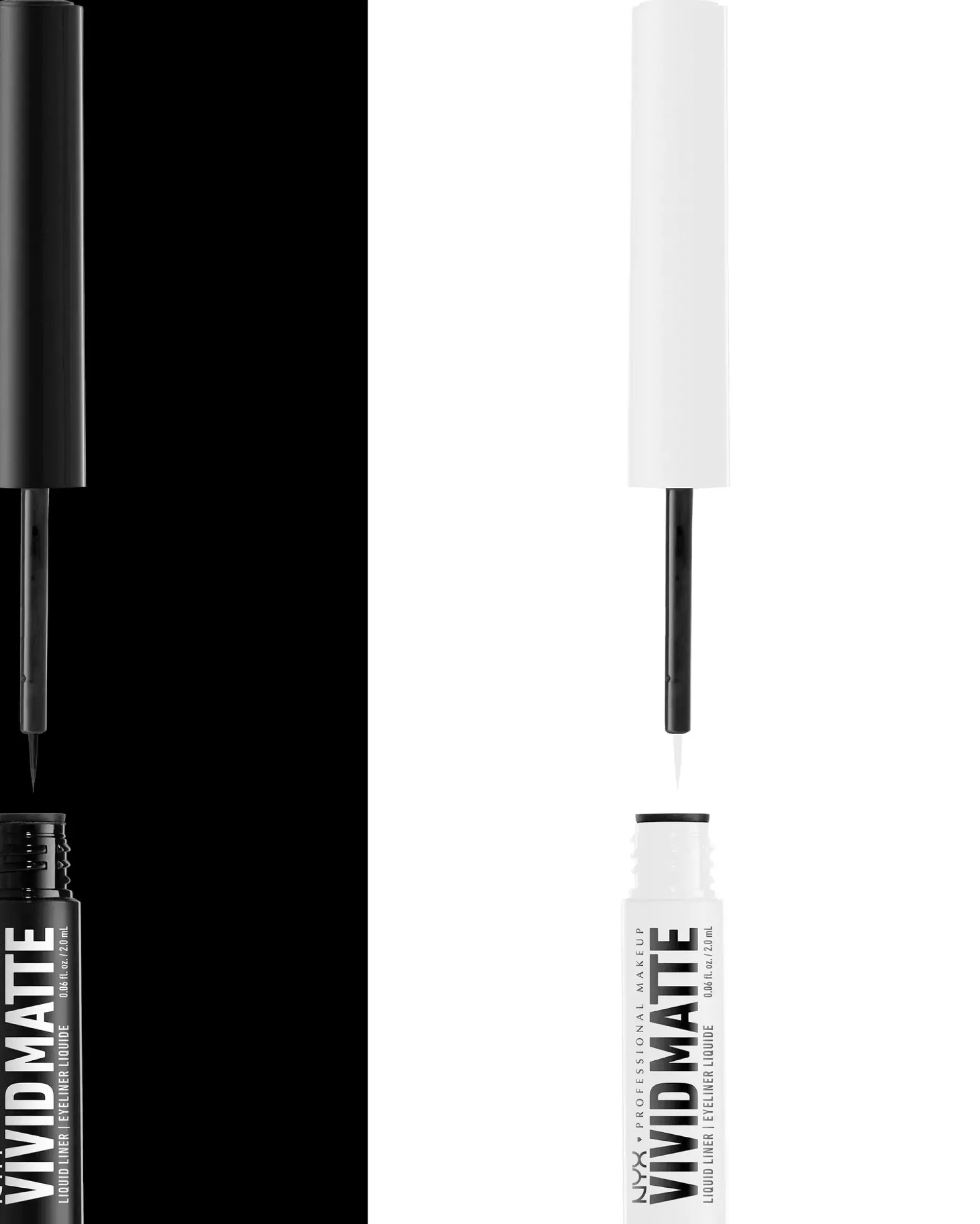 NYX Professional Makeup Silmämeikit<Vivid Matte Liquid Liner silmänrajauskynä 2 ml 01 BLACK