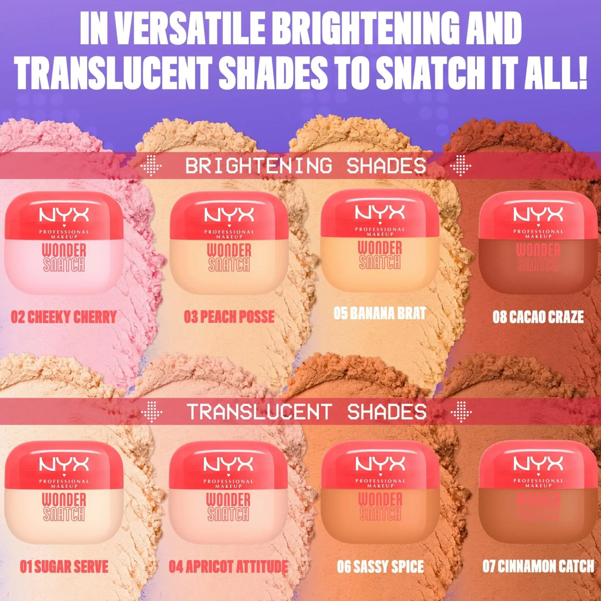 NYX Professional Makeup Kasvomeikit<Wonder Snatch Powder -puuteri 6 g