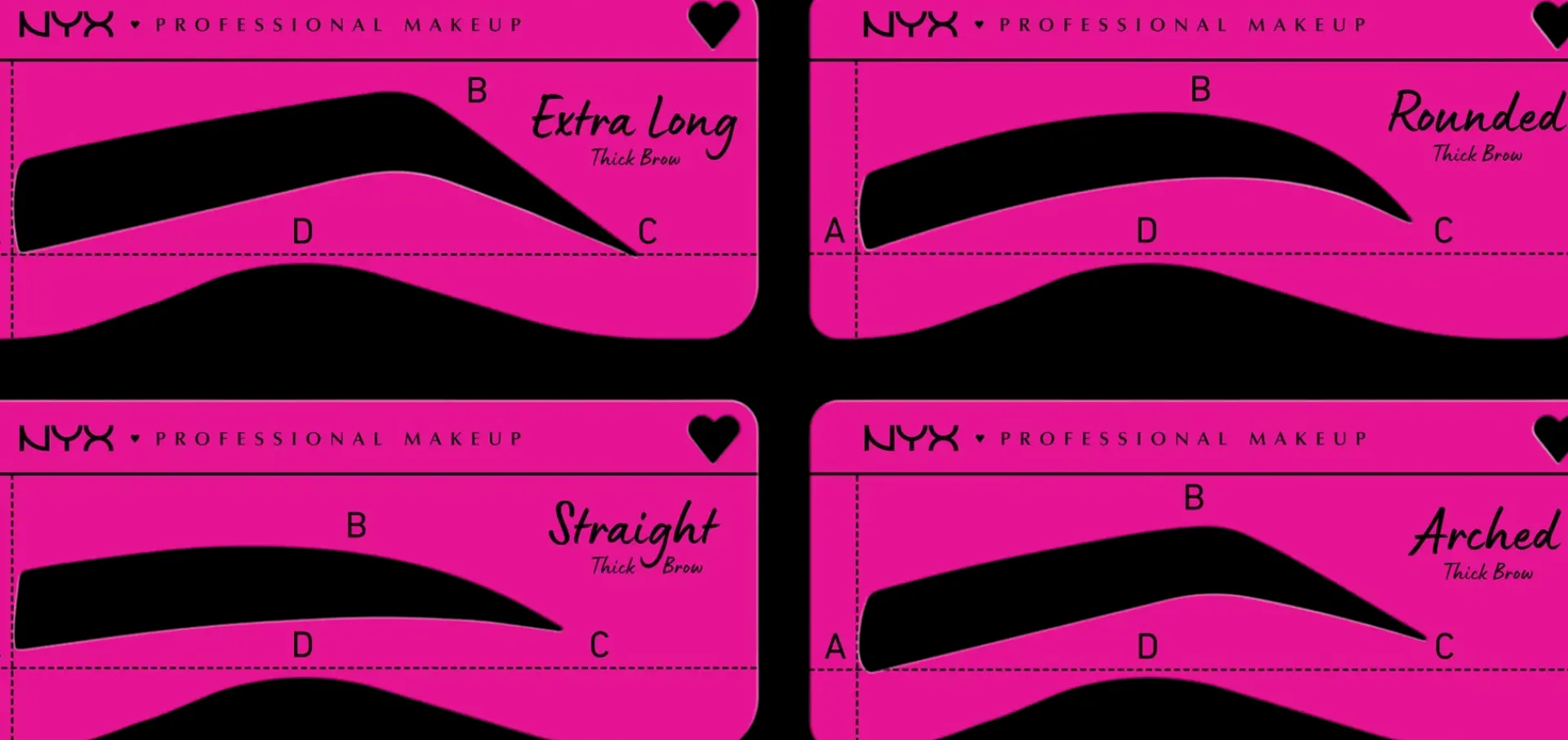 NYX Professional Makeup Silmämeikit<Zero To Brow -kulmasapluuna 02 For Thick Brows