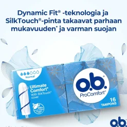 o.b. Kuukautiset Ja Intiimihygienia<® ProComfort Normal 16 kpl
