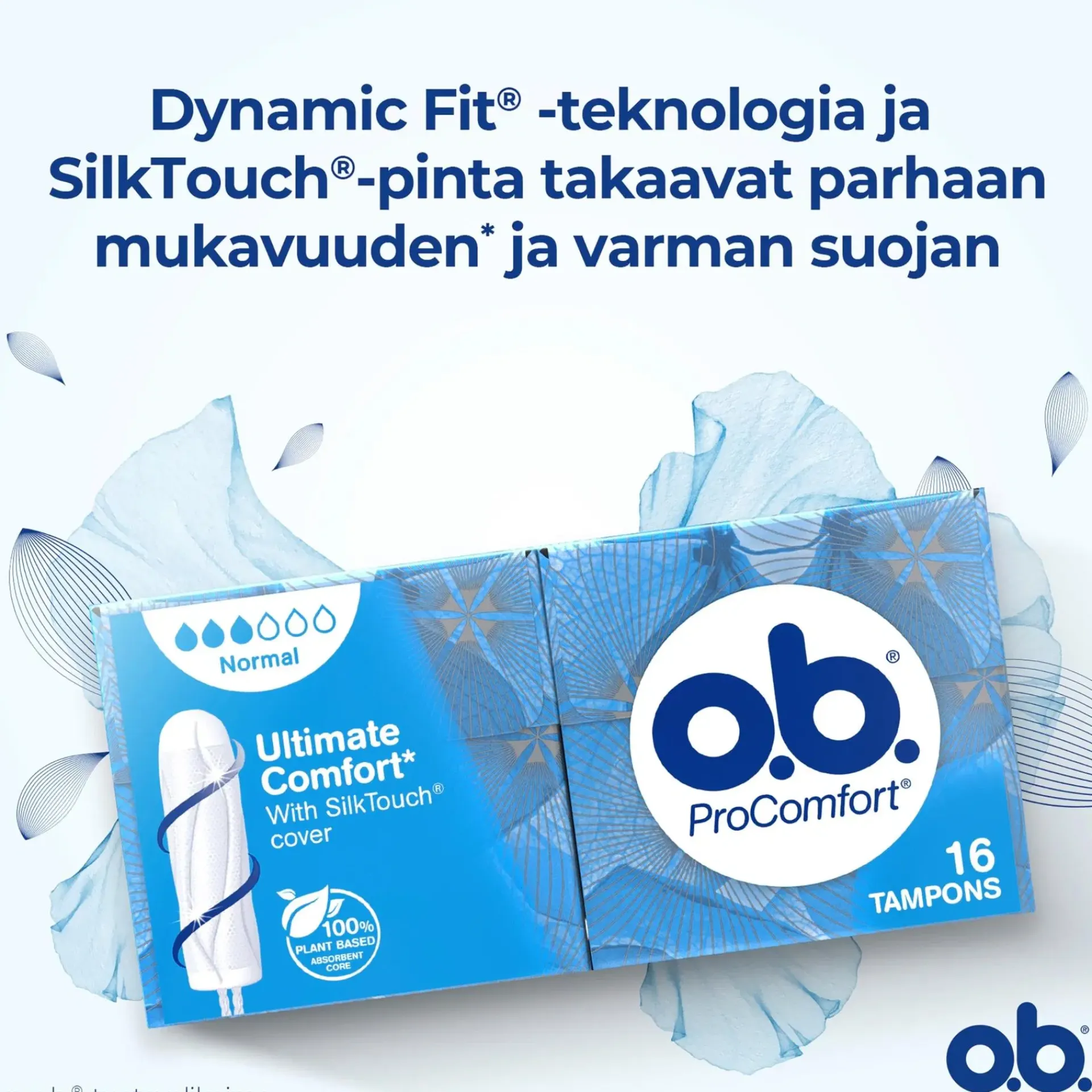 o.b. Kuukautiset Ja Intiimihygienia<® ProComfort Normal 16 kpl