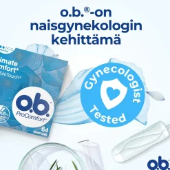 o.b. Kuukautiset Ja Intiimihygienia<ProComfort Normal 64 kpl