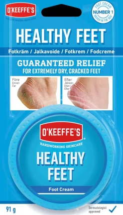 O'Keeffe's Jalkojenhoito<91g Jalkavoide Purkki