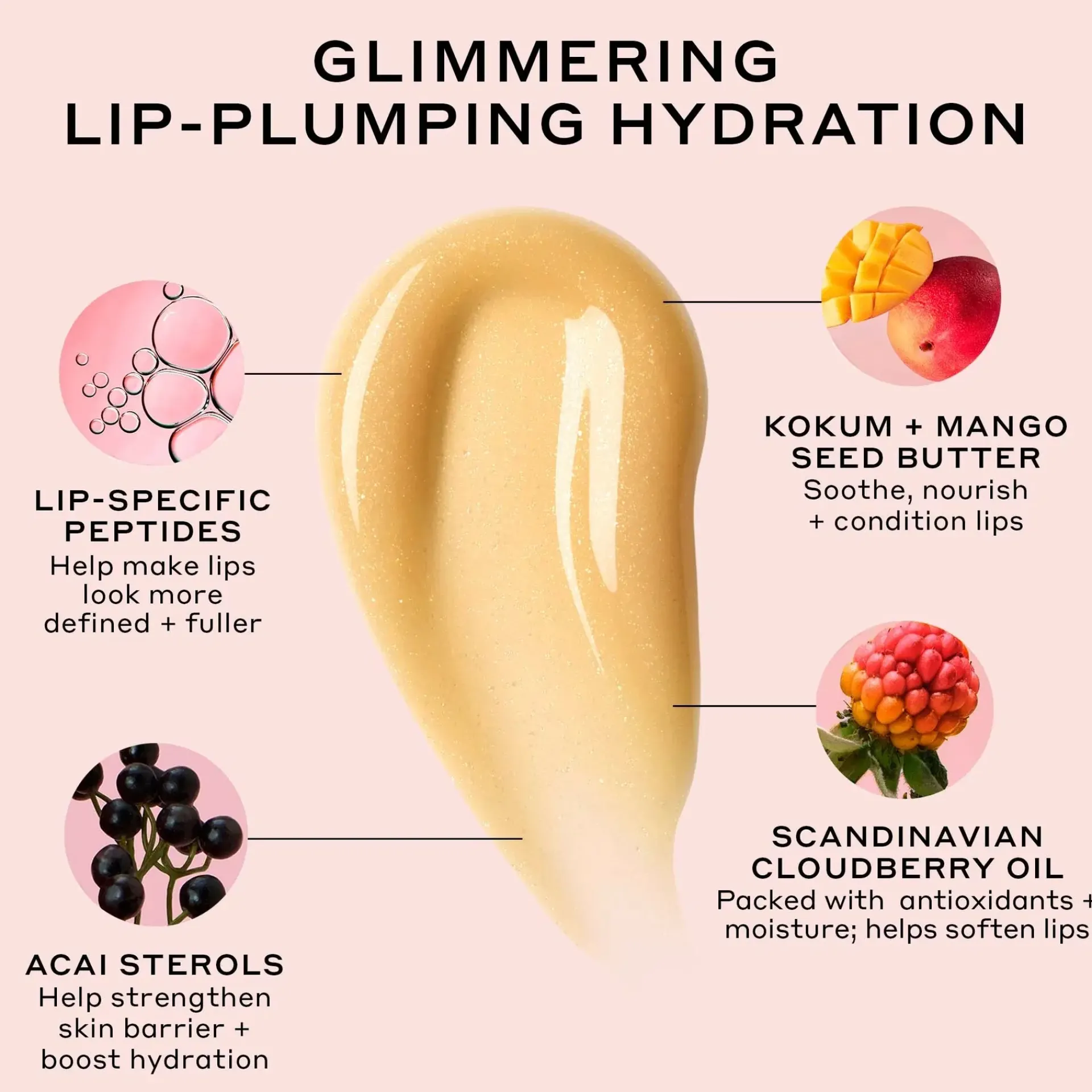 Ole Henriksen Kasvojenhoito<Pout preserve Glimmer lip treatment Citrus Sunshine huulivoide 12ml