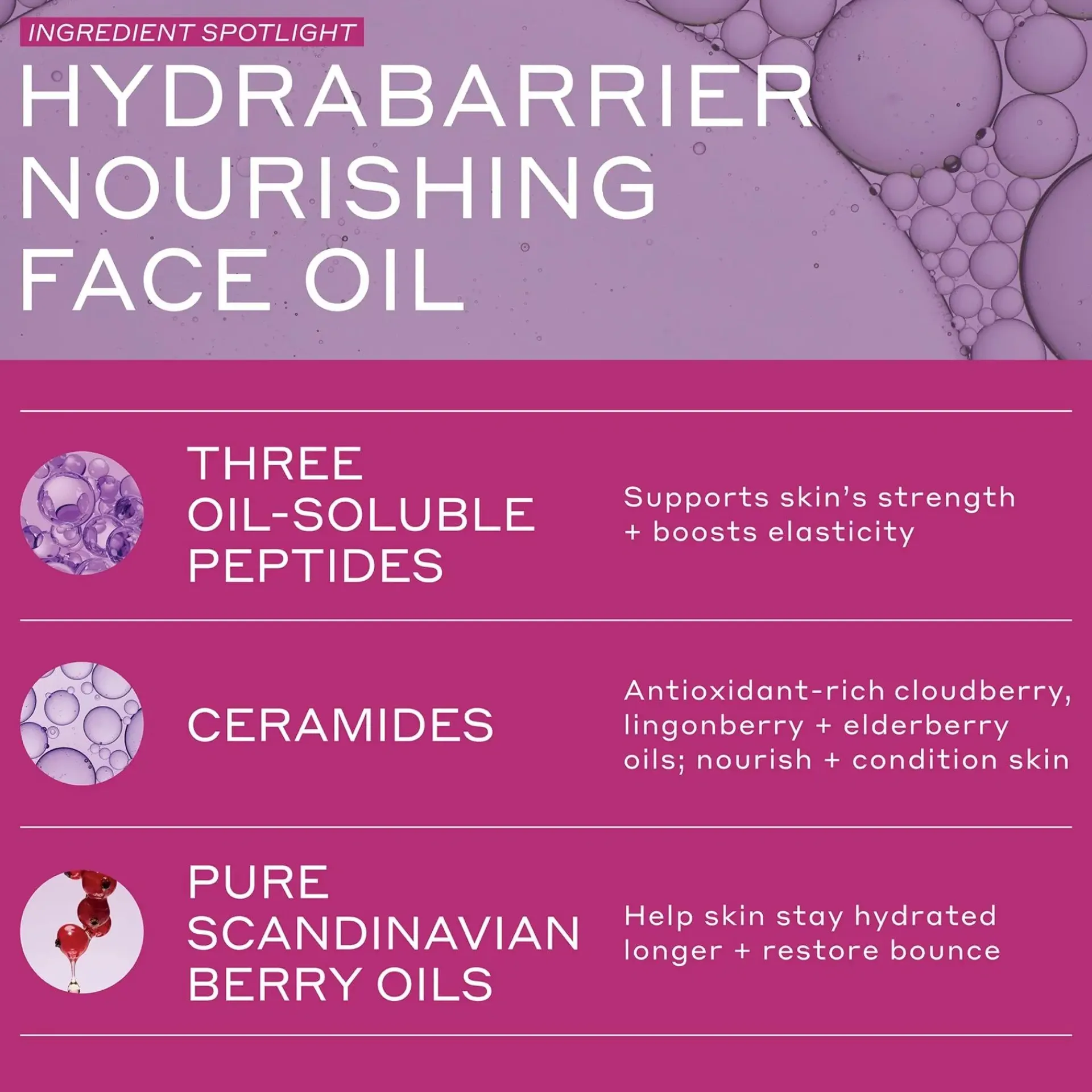 Ole Henriksen Kasvojenhoito<OleHenriksen Strength HydraBarrier Face Oil kasvoöljy 30 ml