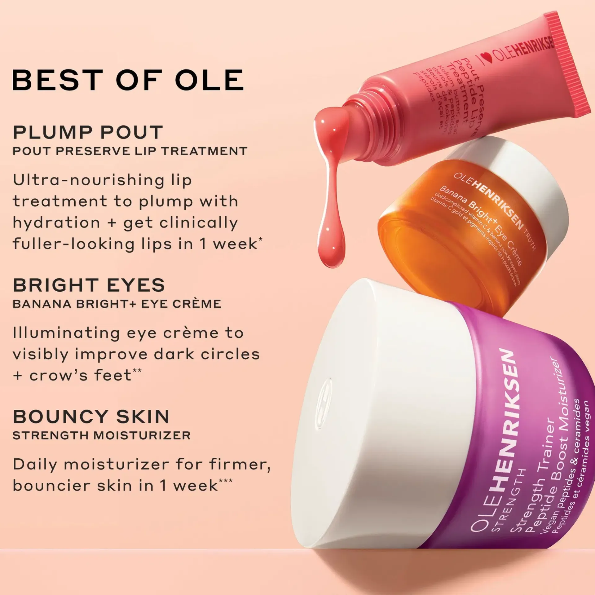 Ole Henriksen Ihonhoidon Tehoaineet|Kasvojenhoito<OleHenriksen Truth Banana Bright + Eye Cream silmänympärysvoide 15 ml