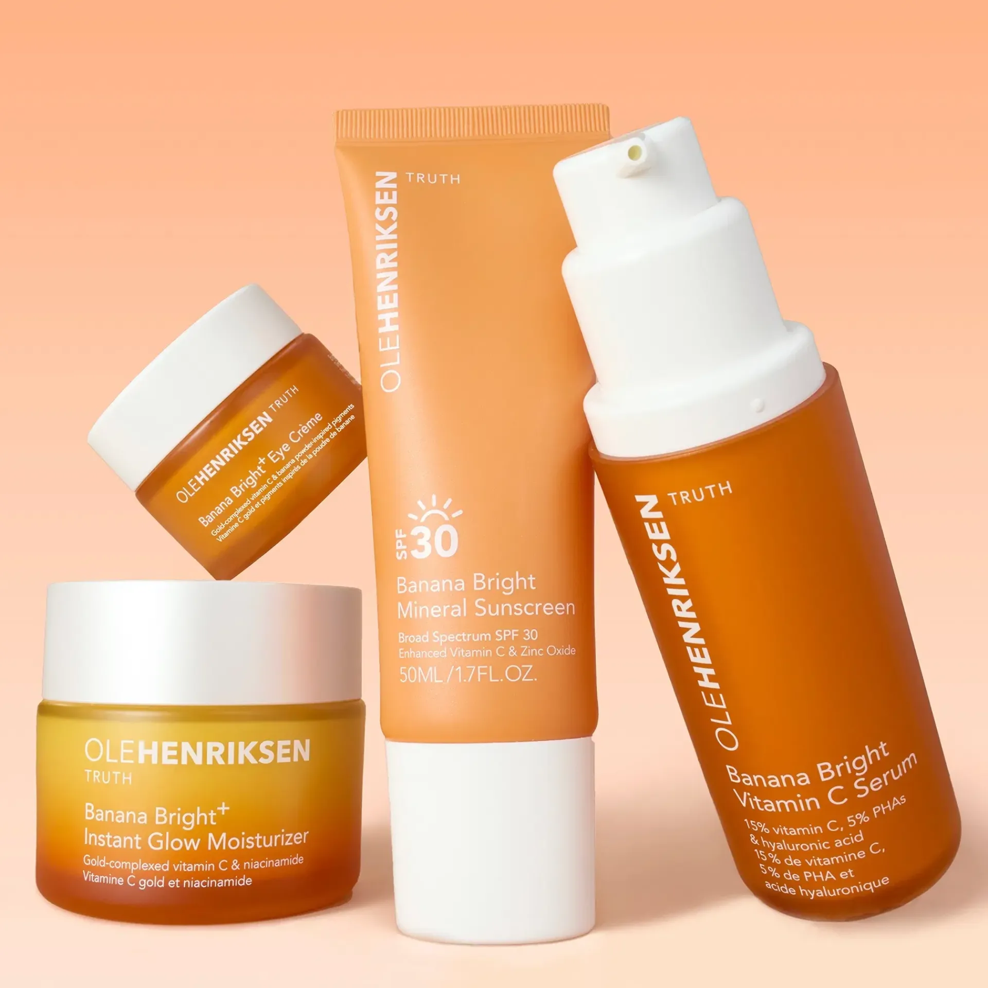 Ole Henriksen Aurinkotuotteet<OleHenriksen Truth Banana Bright Mineral Sunscreen SPF30 aurinkovoide kasvoille 50 ml