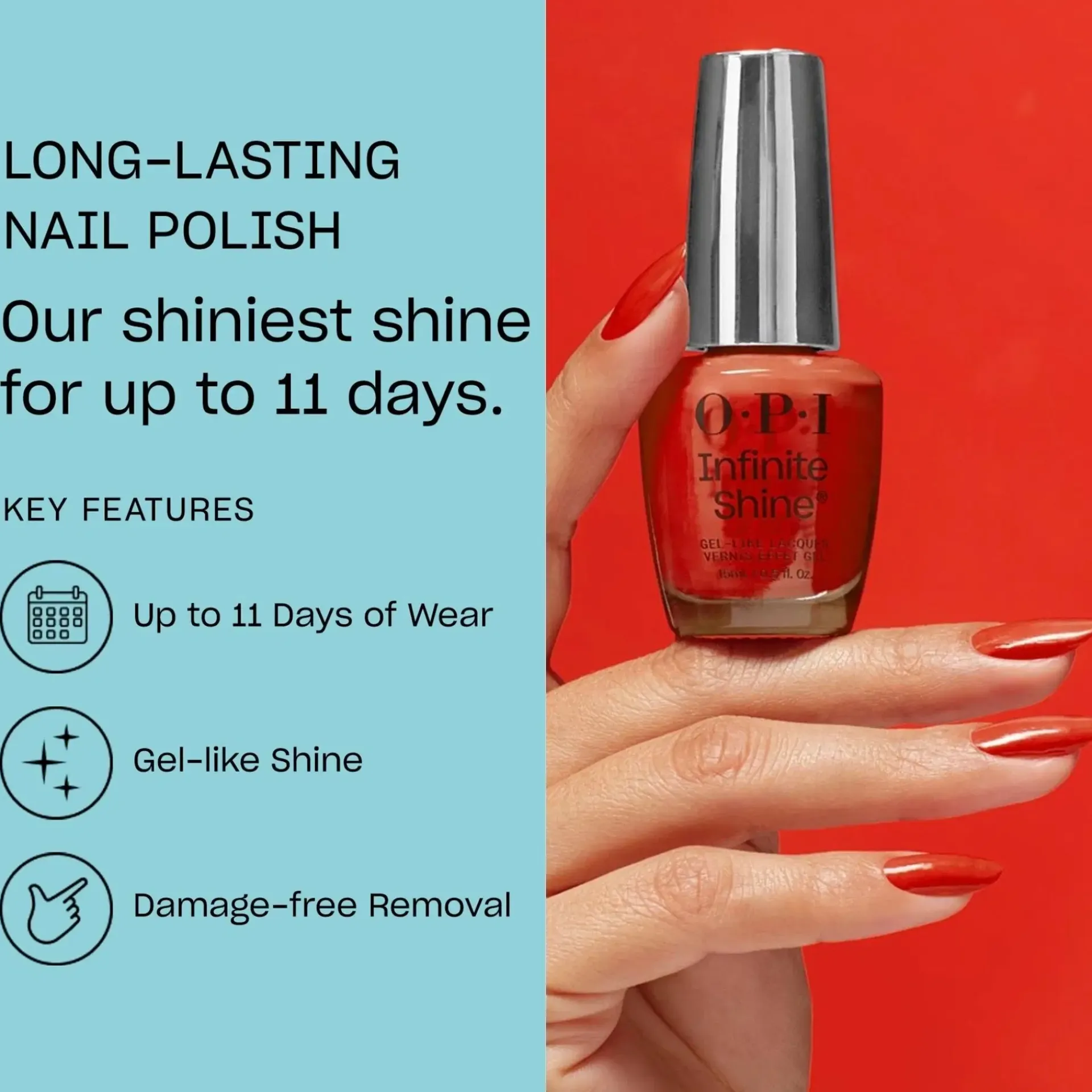 OPI Kynsimeikit Ja Kynsienhoito<Infinite Shine kynsilakka 15 ml