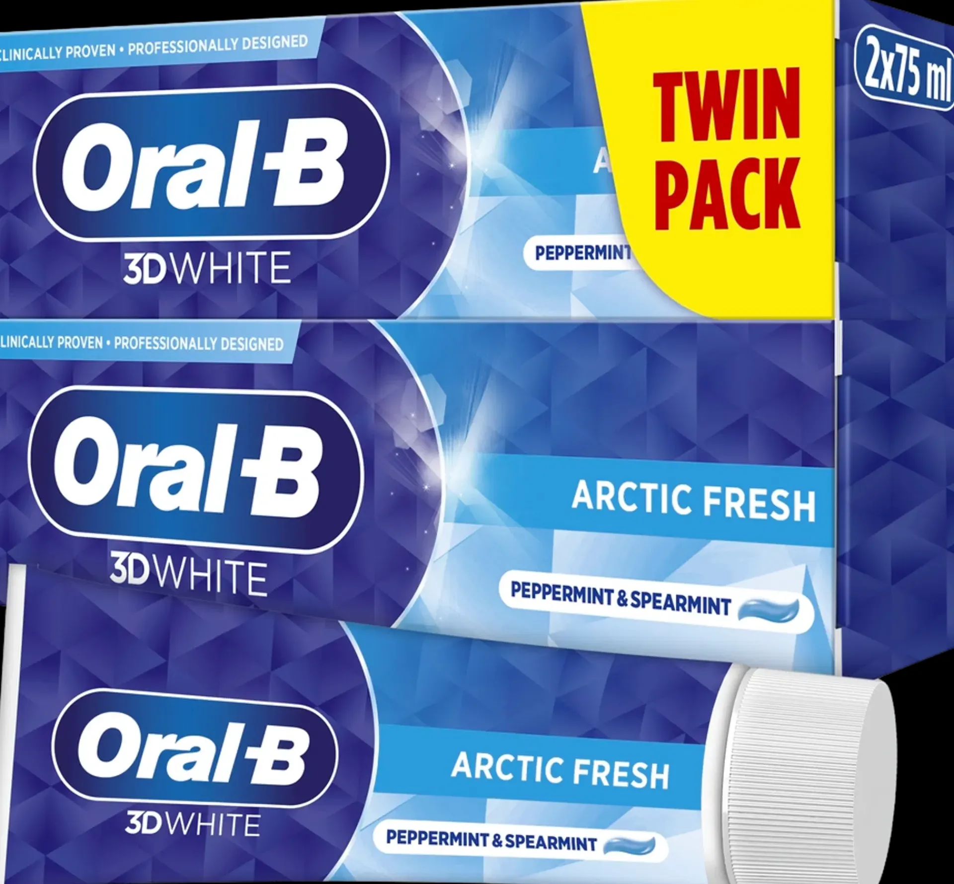 Oral-B Suuhygienia|Suuhygienia<3D White Artic Fresh 2x75ml hammastahna