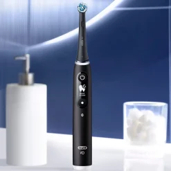 Oral-B Suuhygienia|Suuhygienia<iO6 Black Lava ja Pink Sand -Sähköhammasharja Braun-tekniikalla