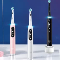Oral-B Suuhygienia|Suuhygienia<iO6 Black Lava ja Pink Sand -Sähköhammasharja Braun-tekniikalla