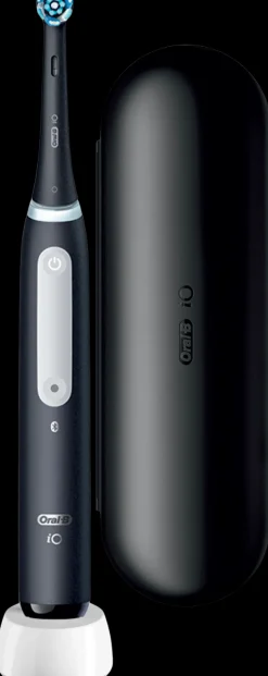 Oral-B Suuhygienia|Suuhygienia<iO 3S Black -Sähköhammasharja Braun-tekniikalla + matkakotelo