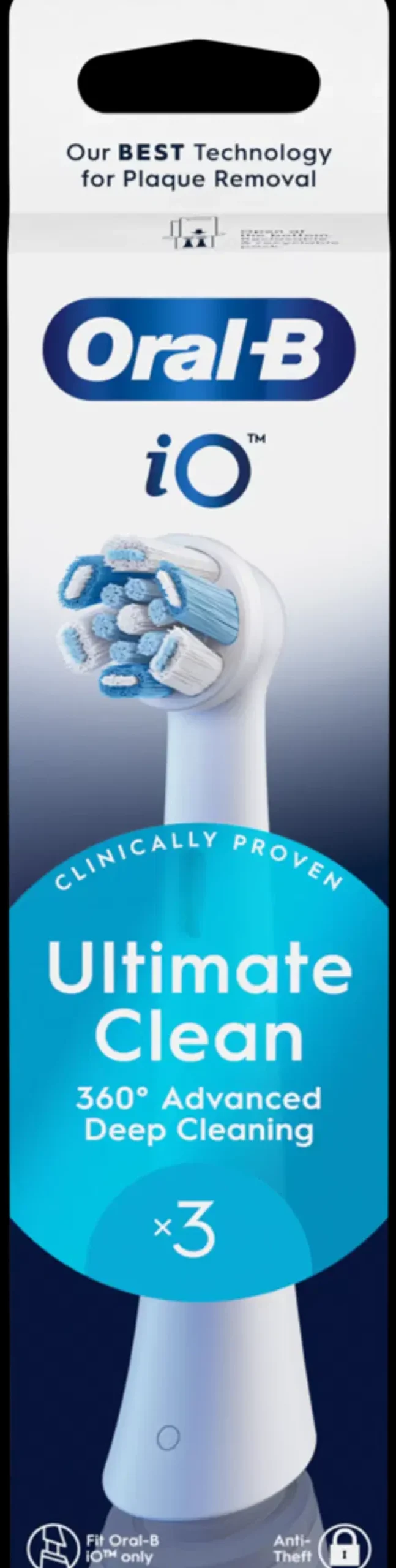 Oral-B Suuhygienia|Suuhygienia<iO Ultimate Clean vaihtoharja 3kpl