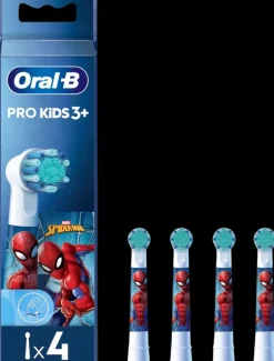 Oral-B Suuhygienia|Suuhygienia<Lasten vaihtoharjat Spiderman 4 kpl