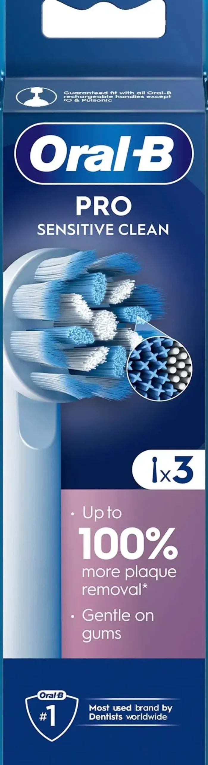 Oral-B Suuhygienia|Suuhygienia<PRO Sensitive Clean 3kpl vaihtoharja