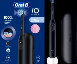 Oral-B Suuhygienia|Suuhygienia<Sähköhammasharja iO2 Musta + matkakotelo