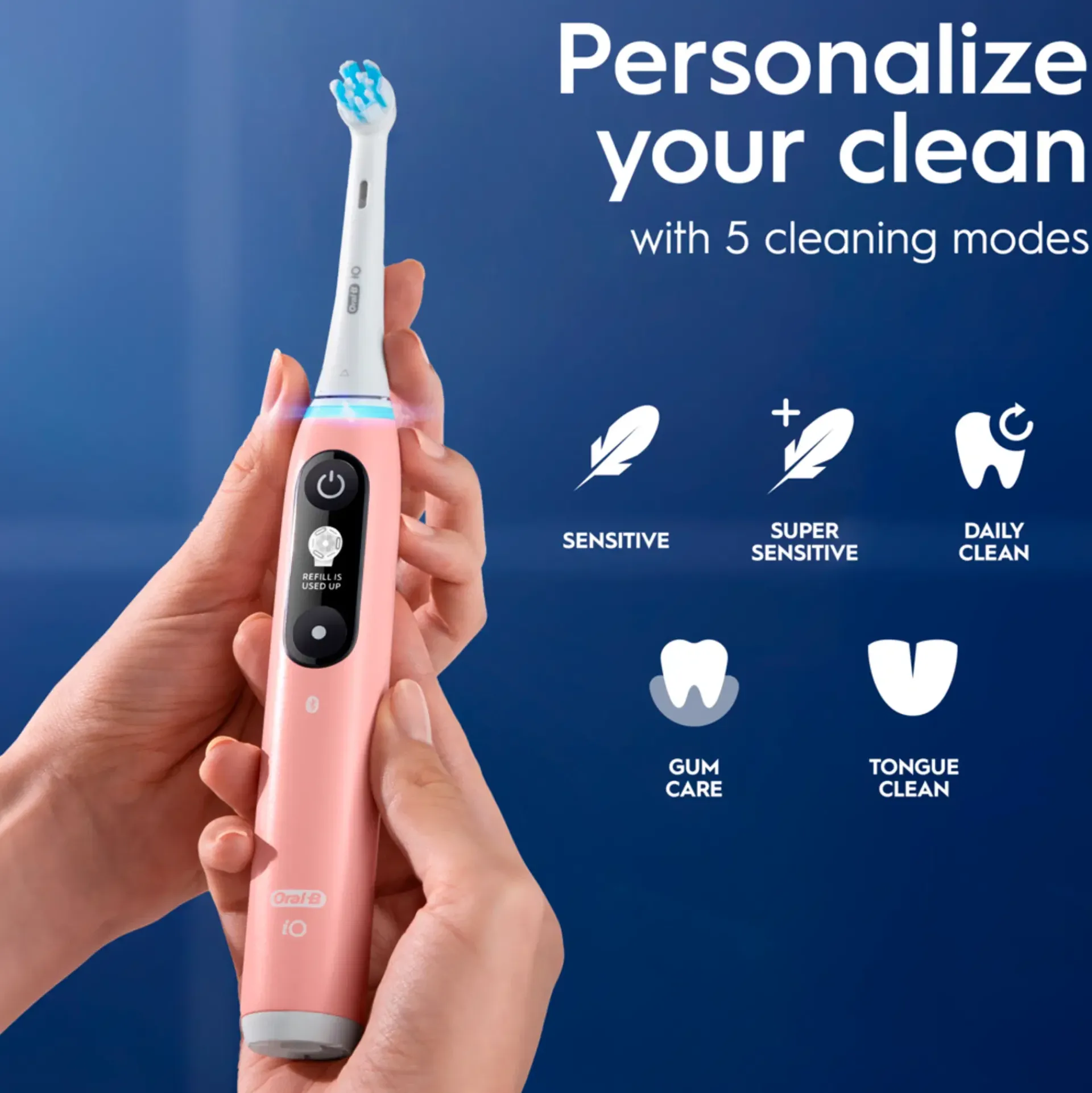 Oral-B Suuhygienia|Suuhygienia<Sähköhammasharja iO6 Pinkki + matkakotelo