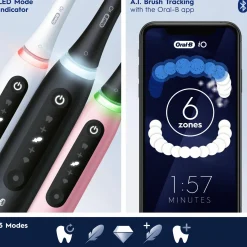 Oral-B Suuhygienia|Suuhygienia<Sähköhammasharja iO 5S Black Braun-tekniikalla