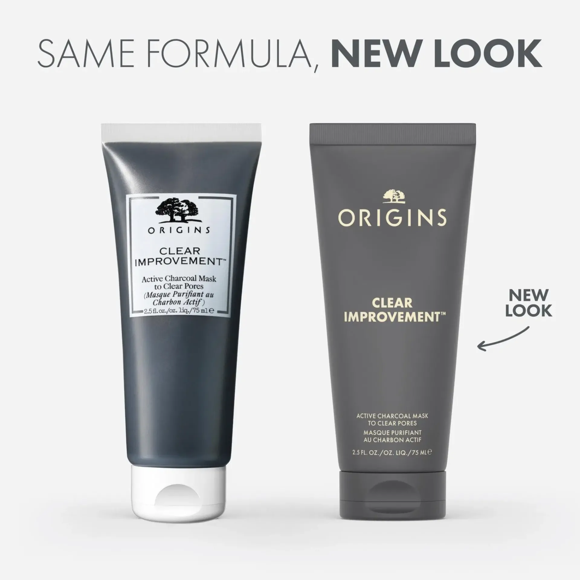 Origins Kasvojenhoito<Clear Improvement™ Active Charcoal Mask to Clear Pores kasvonaamio 75 ml