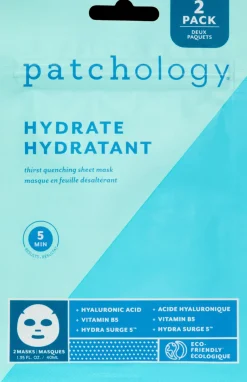 Patchology Kasvojenhoito<FlashMasque Hydrate Sheet mask -kangasnaamio 2kpl