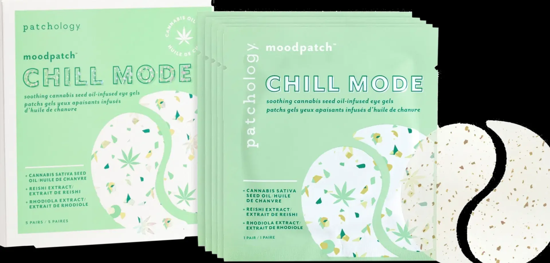Patchology Kasvojenhoito<moodpatch Chill Mode -silmänalusnaamiolaput 5 paria