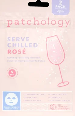 Patchology Kasvojenhoito<Serve Chilled Rose Sheet Mask -kangasnaamio 2kpl